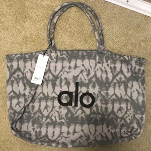 Alo Yoga tiedye canvas bag